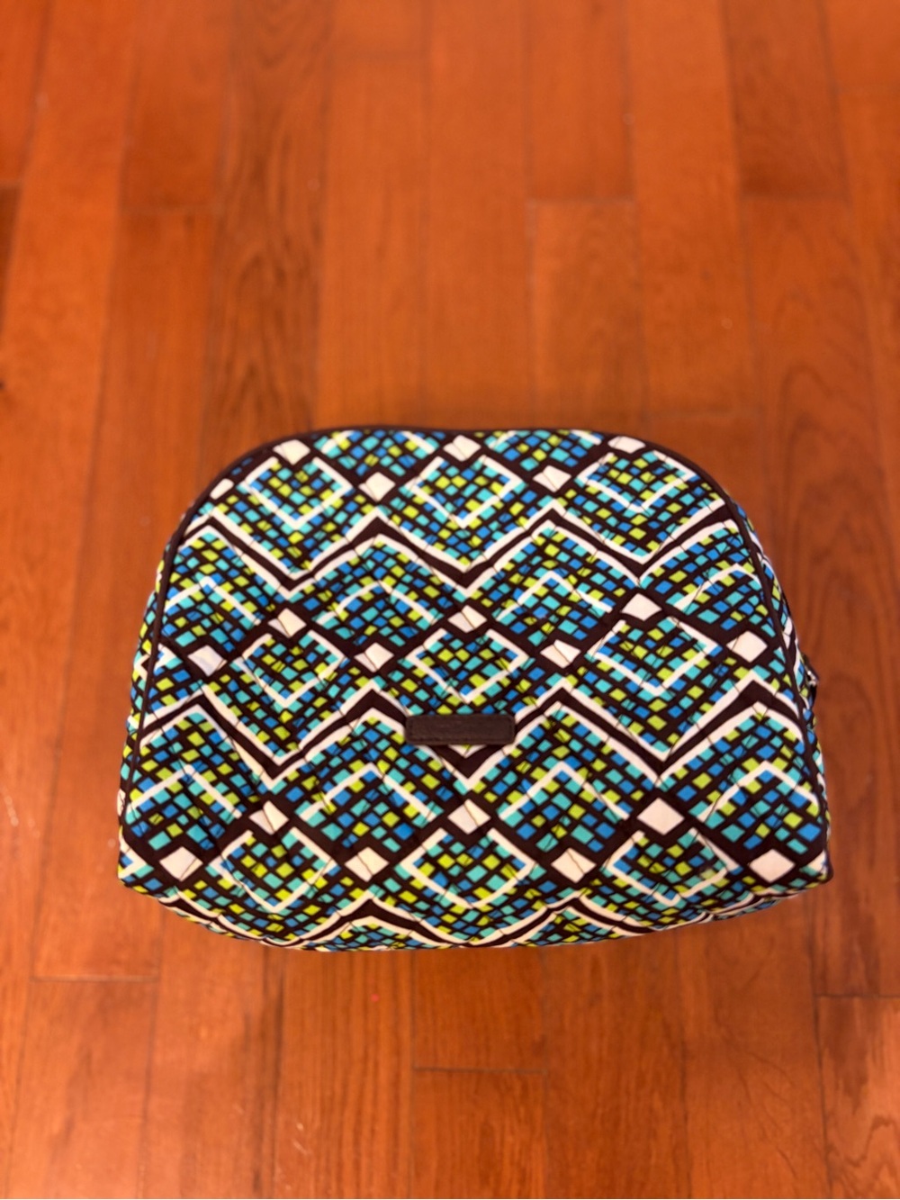 Vera Bradley | rain forest print large cosmetic bag